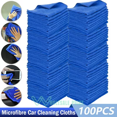 Lots Microfiber Cleaning Cloth Towel Rag Car Polishing No Scratch Auto Detailing • $15.29