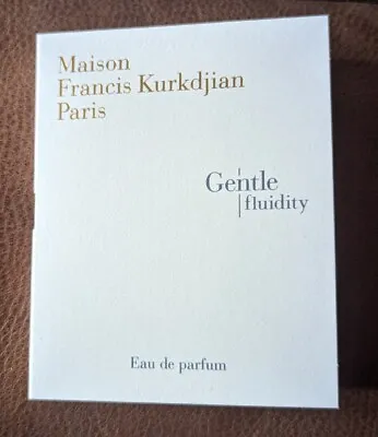 NEW Maison Francis Kurkdjian Paris Gentle Fluidity Silver Eau De Parfum MFK 2ml • $12.99