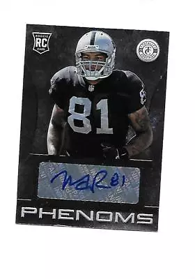 2013 PANINI TOTALLY CERTIFIED Autograph MYCHAL RIVERA RC (Raiders) • $2.45