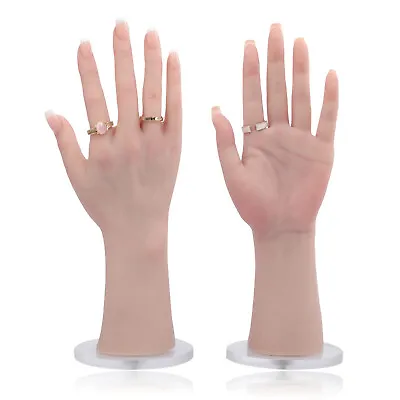 GOSHIMER Silicone Female Hands Model Lifesize Mannequin Display Fake Hand Model  • $158.38