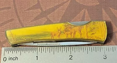 CASE XX Knife Made In USA 1992? O59L Lockback Deer Picture • $49.99