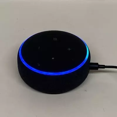 Amazon Echo Dot 3rd Generation Smart Alexa Speaker - Charcoal (D9N29T) Working • £24.99