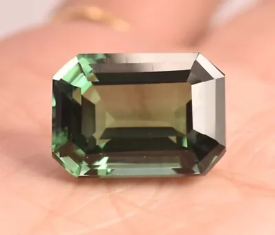 19.80Ct Flawless 18x13m Green Tourmaline Radiant Cut Stunning Loose Gemstone AAA • $68.99