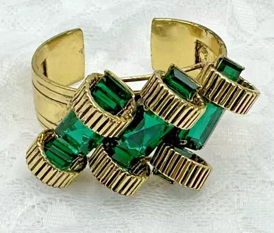 J. Crew Emerald Crystal Cuff Bracelet • $22.50