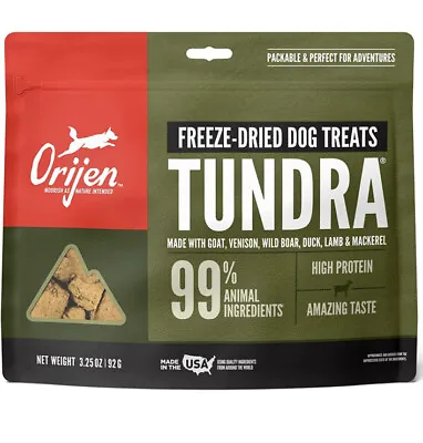 $15.99 • Buy Orijen Freeze Dried Dog Treats Tundra 3.25oz -free Shipping