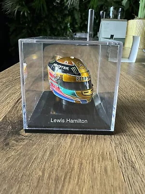 RARE - Lewis Hamilton 1/8 Helmet F1 Mercedes - Abu Dhabi 2013 - RARE • £100