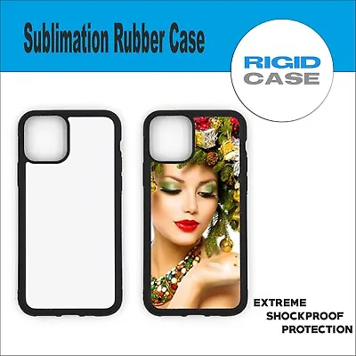 £5.99 • Buy Blank Heat Sublimation Rubber Phone Case For IPhone Samsung Huawei Google Phones