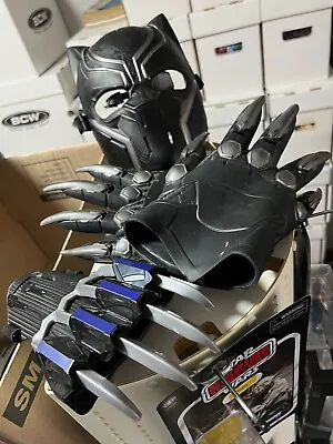 Black Panther Mask + Claws Kids Halloween Costume Cosplay Marvel Mixed Lot • $19.93