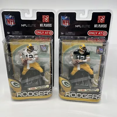 McFarlane NFL Aaron Rodgers Green Bay Packers Target Green And White Variants B6 • $88.99