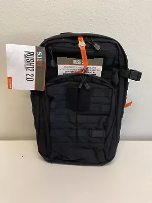 5.11 Rush 12 24L Tactical Backpack Black - 56561 • $75.99