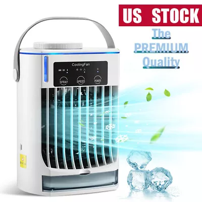 Portable Air Conditioner Evaporative Air Cooler Home/Office Desktop Cooling Fan • $40.28