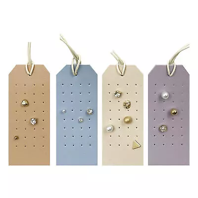 Stud Earring Holder Girl Earrings Organizer Display Boards With 32 Mesh Holes • £6.89