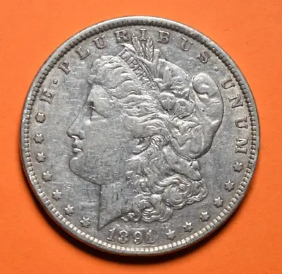 1891 Morgan Dollar ~ XF EXTREMELY FINE ~ 90% Silver $1 US Coin Collectible • $44.95