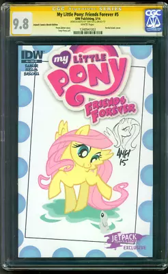 My Little Pony Friends Forever 5 CGC SS 9.8 Jetpack Fleecs Sketch Variant 5/14 • $299.99