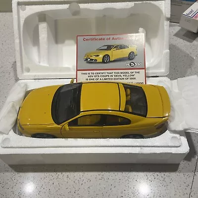 1/18 AUTOart  BIANTE HOLDEN MONARO CV8 GTS COUPE HSV  DEVIL YELLOW COA 1120/5000 • $450