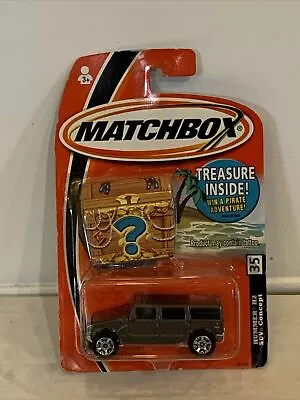 Matchbox Treasure Chest Package Hummer H2 SUV Concept #35 • $5