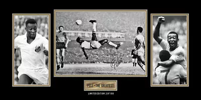 $25 • Buy Pele Brazil Soccer World Cup SIGNED LIMITED EDITION MEMORABILIA PRINT 1