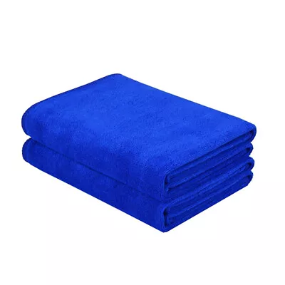 2X Extra Large Microfibre Lightweight Beach Towel Quick Dry Travel Bath Sheet UK • £7.12