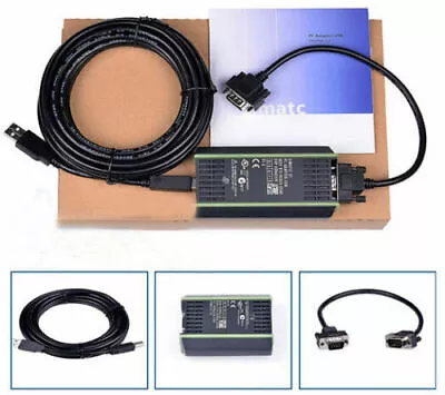 $32.77 • Buy PLC Cable For Siemens S7 200/300/400 Adapter 6ES7 972-0CB20-0XA0 USB-MPI+ PC US