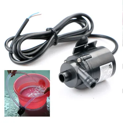 DC12V 280L/H Micro Brushless Submersible Water Pump For Aquarium Fountain Tool • £6.58