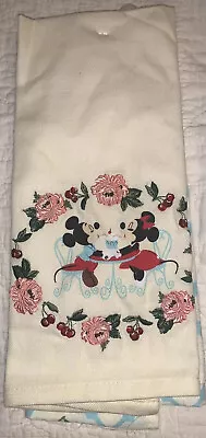 Disney Parks Retro Kitchen Soda Shop Minnie Mickey Dish Towel Set Of 2 New • $19.99