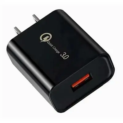 QUICK HOME CHARGER 18W USB TRAVEL WALL POWER ADAPTER ADAPTIVE FAST For PHONES • $12.65