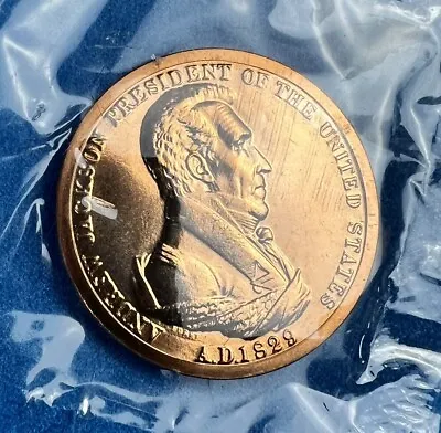 🔥 The Official Medals Of America's Presidents Andrew Jackson Bronze Token • $14.95