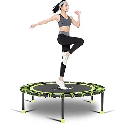 40 48  Silent Mini Trampoline Fitness Trampoline Bungee Rebounder Jumping Cardio • $121.69