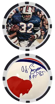 O.j. Simpson - Football Legend - Bills - Poker Chip - ***signed*** • $13.29