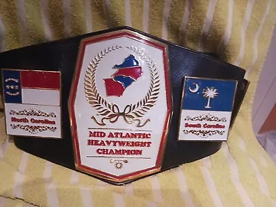 Nwa Mid-atlantic Heavyweight Wrestling Championship Belt Last Time Offered!!!! • $165