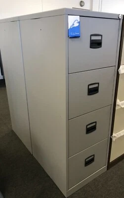 £90 • Buy 4 Drawer Bisley Filing Cabinet - Goose Grey