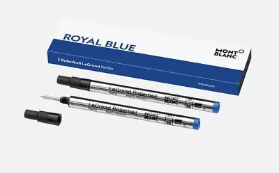 Montblanc Royal Blue Legrand Rollerball Medium Tip Refills MB128228 • $25.50