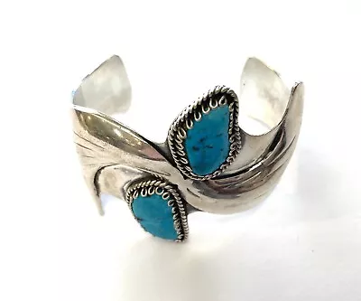 Native American Sterling Silver Free Form Bracelet (stamped R. Platero) • $750