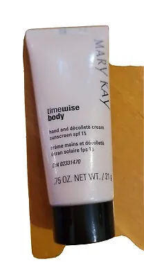 Mary Kay Timewise Body Hand And Décollettè .75 Oz / 21g Travel Size NEW • $4.99