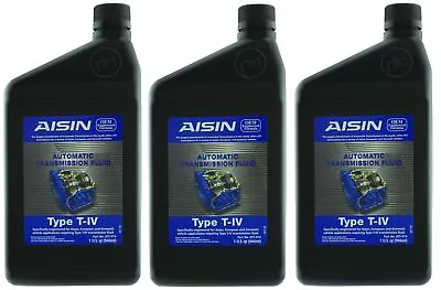 Aisin 3 Liters Auto Transmission Fluids 3 X 1L For Mini Cooper Toyota VW Volvo • $32.97