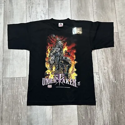1999 W W F Undertaker Double Sided Vintage T-shirt You Can Trust No One Youth XL • £63.34