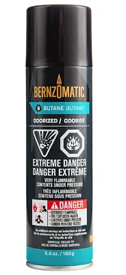 Butane Fuel Cylinder Refill Torch Lighter Odorized BernzOmatic 5.6oz 160g X3 • $38.99