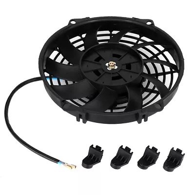 24V 9'' Car Curved Blade Air Conditioner Condenser Electric Cooling Fan⁺ • $43.55