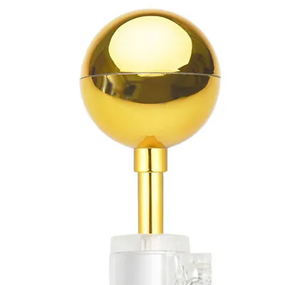 $10.99 • Buy 3  Flagpole Gold Weatherproof Ball Top Finial Ornament For 20' 25' 30' Flag Pole