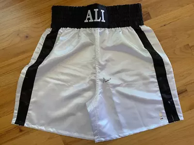 Muhammad Ali Hand Signed  Ali  White Boxing Trunks        Psa+ali Coa       Rare • $2799