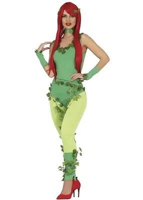 £35.99 • Buy Womens Poison Ivy Style Villain Costume