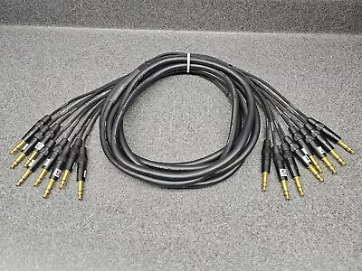 NEW Mogami Gold ¼  TRS To ¼  TRS 8-channel Analog Audio Cable 20 Feet Long • $119.99