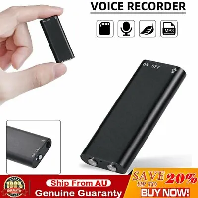 Mini Hidden  Digital Voice Activated Recorder Audio MP3 Recording Device 8G • $31.64