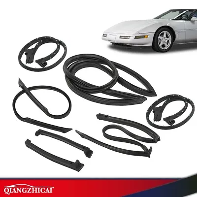  Fit For 84-1989 Corvette C4 Coupe Weather Strip Seal Full Weatherstrip Kit USA • $101.07