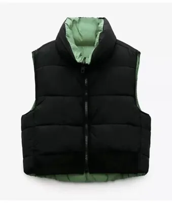 Zara Water Repellent Reversible Gilet BNWT Size M-L • $18.67