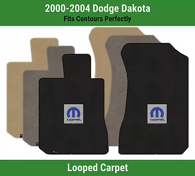 Lloyd Classic Loop Front Carpet Mats For '00-04 Dodge Dakota W/Blue M-Mopar Logo • $138.99