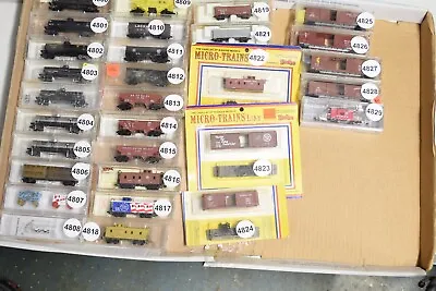 N Scale MICRO TRAINS TANK BOX UP MP GATX GN SF SP PRR NYC Cars Sold Individually • $29.95