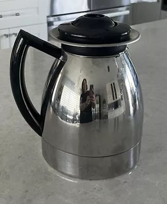 Krups Aroma Control 10-Cup Stainless Steel Thermal Coffee Pot Pitcher With Lid • $22
