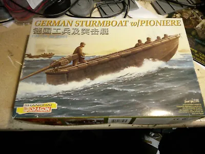 Dragon Models 1/35th Scale. Sturmboot Kit Unmade But Opened Very Rare • £10