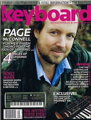$13.89 • Buy PROPHET 08, Dave Smith, Roland V-Synth, Jamming Joy In 2007 Keyboard Magazine